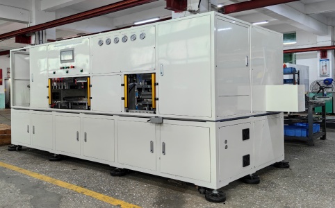 玻纖板手機后蓋熱彎成型生產線